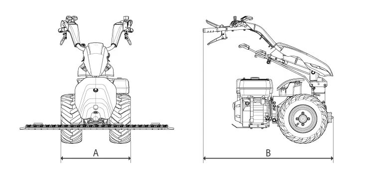 Motocultor gasolina - CP-26.S3 - REACH TARIM MAKİNALARI